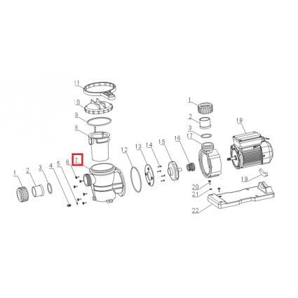 Корпус префильтра Aquaviva VWS\STP 25-50